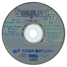 Sega Flash Vol. 7 - Disc (Europe) - 1200x1200