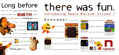 Namco Museum Vol. 1 - Advertisement Flyer - Front (North America) - 3558x1646