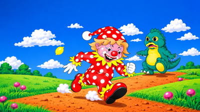 Mr. Do! Run Run - Fanart - Background (World) - 1920x1080