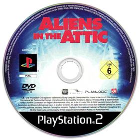 Aliens in the Attic - Disc (Europe) - 600x600