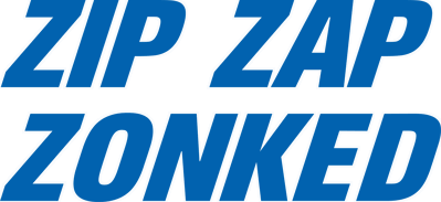 Zip Zap Zonked - Clear Logo (North America) - 2400x1101