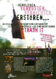 Trash It - Advertisement Flyer - Front (Germany) - 1756x2500