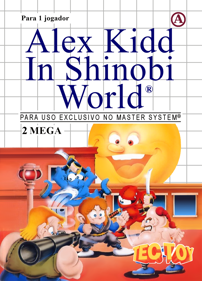 Alex Kidd in Shinobi World - Box - Front (Brazil) - 914x1270