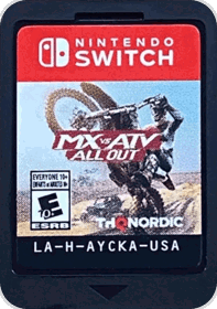 MX vs ATV All Out - Cart - Front (North America) - 535x760