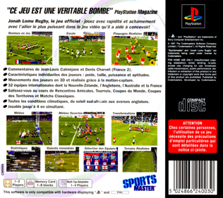 Jonah Lomu Rugby - Box - Back (France) - 765x680