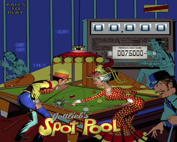 Spot Pool - Arcade - Marquee (World) - 512x410