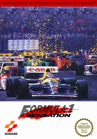 Formula 1 Sensation - Fanart - Box - Front (United States) - 560x800
