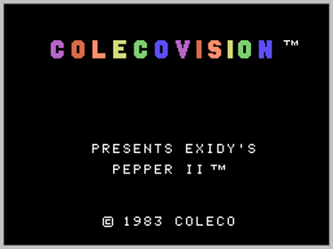 Pepper II - Screenshot - Game Title (World) - 256x192