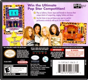 The Cheetah Girls Pop Star Sensations - Box - Back - Reconstructed (North America) - 774x708