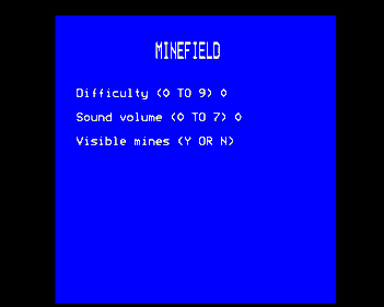 Minefield - Screenshot - Game Select (United Kingdom) - 640x512