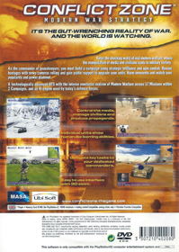 Conflict Zone: Modern War Strategy - Box - Back (Europe) - 640x902