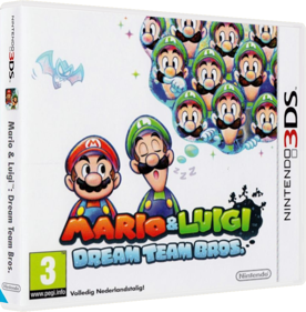 Mario & Luigi: Dream Team - Box - 3D (The Netherlands) - 841x856