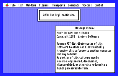2088: The Cryllan Mission - Screenshot - Game Title (North America) - 672x432