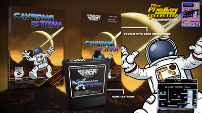 Caverns of Titan - Advertisement Flyer - Front (World) - 1920x1080