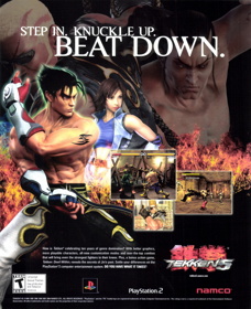 Tekken 5 - Advertisement Flyer - Front (United States) - 1926x2369