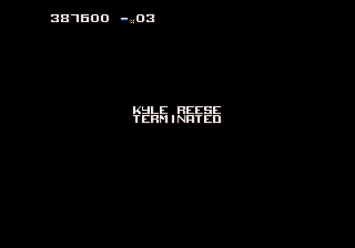 The Terminator - Screenshot - Game Over (World) - 640x448