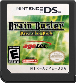 Brain Buster Puzzle Pak - Cart - Front (North America) - 517x564