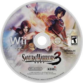 Samurai Warriors 3 - Disc (North America) - 1280x1280