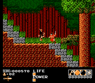 Demon Sword - Screenshot - Gameplay (North America) - 256x224