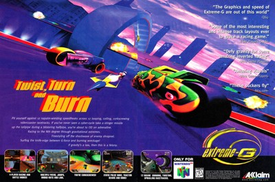 Extreme-G - Advertisement Flyer - Front (North America) - 4000x2650
