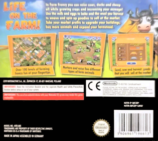 Farm Frenzy: Animal Country - Box - Back (Europe) - 907x807