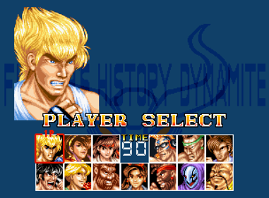 Fighter's History Dynamite - Screenshot - Game Select (Japan) - 608x448