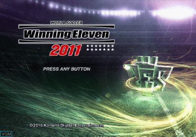 PES 2011: Pro Evolution Soccer - Screenshot - Game Title (Japan) - 640x448
