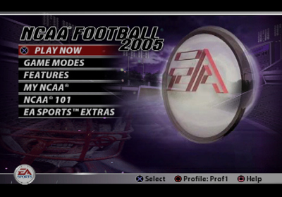 NCAA Football 2005 - Screenshot - Game Select (North America) - 640x448