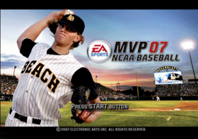 MVP 07: NCAA Baseball - Screenshot - Game Title (North America) - 639x448