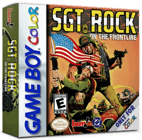 Sgt. Rock: On the Frontline - Box - 3D (North America) - 1016x998