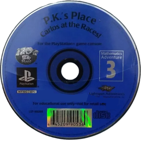 P.K.'s Place 3: Carlos at the Races! - Disc (North America) - 600x600