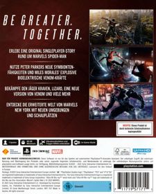 Marvel's Spider-Man 2 - Box - Back (Germany) - 642x800
