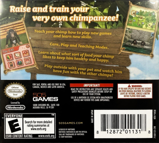 My Pet Chimp - Box - Back (North America) - 1092x979