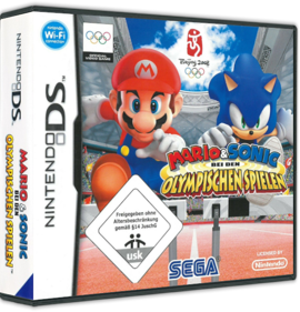 Mario & Sonic at the Olympic Games - Box - 3D (Germany) - 575x598