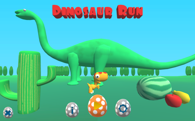 Dinosaur Run - Screenshot - Game Title (World) - 1919x1198