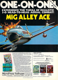 MiG Alley Ace - Advertisement Flyer - Front (North America) - 1184x1614