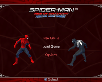 Spider-Man: Web of Shadows: Amazing Allies Edition - Screenshot - Game Select (World) - 640x512