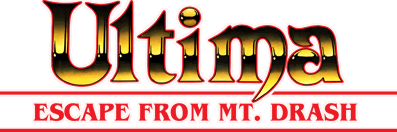 Ultima: Escape from Mount Drash - Clear Logo (World) - 2400x797