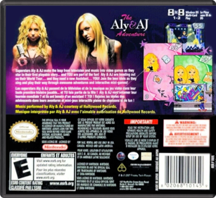 The Aly & AJ Adventure - Box - Back - Reconstructed (North America) - 774x708