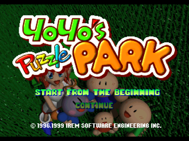YoYo's Puzzle Park - Screenshot - Game Title (Europe) - 640x480