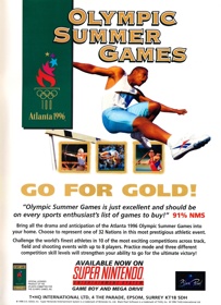 Olympic Summer Games - Advertisement Flyer - Front (United Kingdom) - 1595x2200