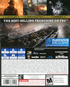 Call of Duty: WWII - Box - Back (North America) - 641x800