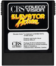 Elevator Action (Sega) - Cart - Front (Europe) - 1130x1330