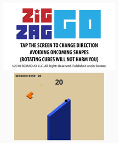 Zig Zag Go - Screenshot - Gameplay (World) - 420x510