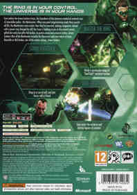 Green Lantern: Rise of the Manhunters - Box - Back (Europe) - 6062x8596