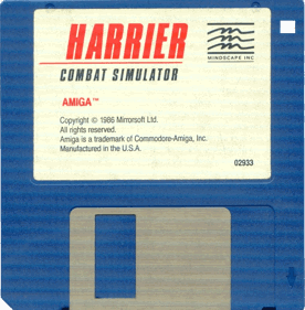 Harrier Combat Simulator - Disc (North America) - 787x800