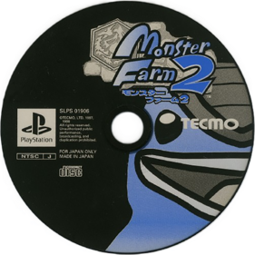 Monster Rancher 2 - Disc (Japan) - 600x600