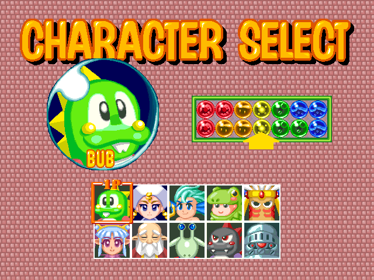 Bust-A-Move 4 - Screenshot - Game Select (World) - 640x480