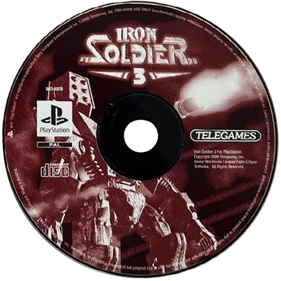 Iron Soldier 3 - Disc (Europe) - 600x600
