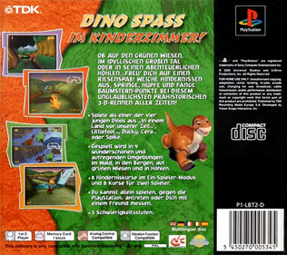 The Land Before Time: Great Valley Racing Adventure - Box - Back (Germany) - 765x680